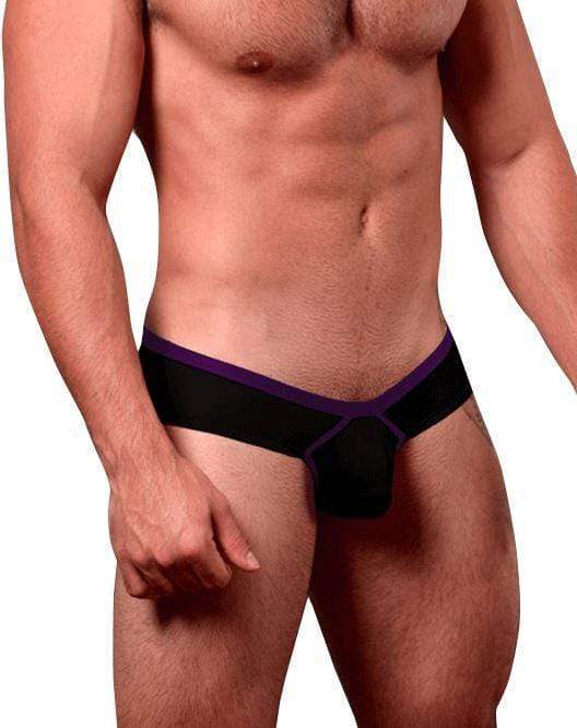 DOREANSE Men Brief Boost Cheeky Silk Fabric Underwear Men Black 1377 20 - SexyMenUnderwear.com