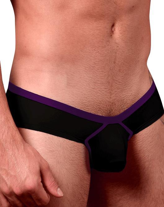 DOREANSE Men Brief Boost Cheeky Silk Fabric Underwear Men Black 1377 20 - SexyMenUnderwear.com