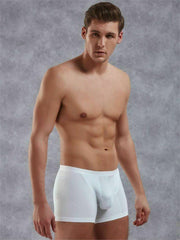 DOREANSE mens Boxer Adonis anatomical Long Boxer White 1770 6 - SexyMenUnderwear.com