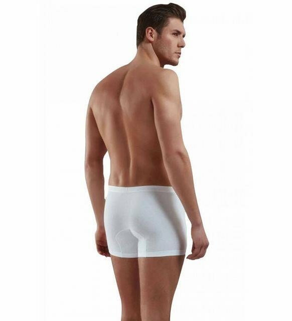 DOREANSE mens Boxer Adonis anatomical Long Boxer White 1770 6 - SexyMenUnderwear.com
