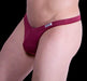DOREANSE Mens String Underwear Euro Mens Thong Claret-Red 1392 15A - SexyMenUnderwear.com