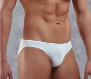 DOREANSE Micro Brief Basic Mens Slip Homme Casual Underwear White 1281 13 - SexyMenUnderwear.com