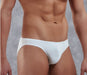 DOREANSE Micro Brief Basic Mens Slip Homme Casual Underwear White 1281 13 - SexyMenUnderwear.com