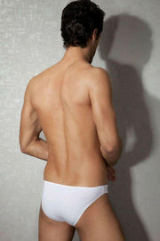 DOREANSE Micro Brief Basic Mens Slip Homme Casual Underwear White 1281 13 - SexyMenUnderwear.com