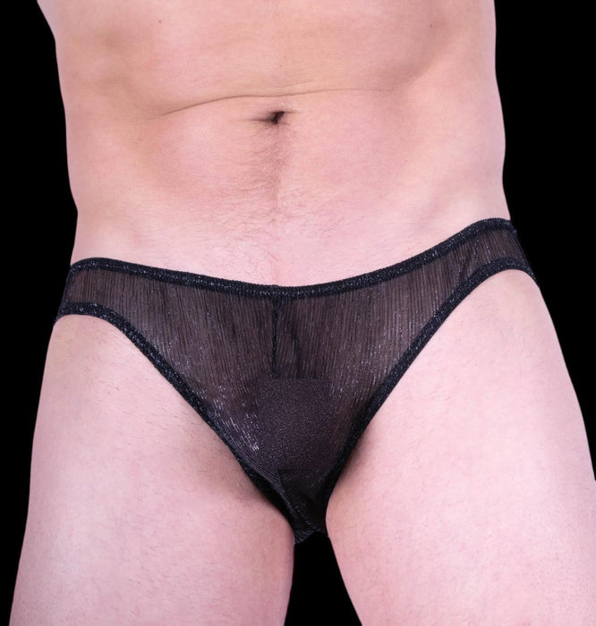 Doreanse Sheer Mini Briefs Mens Underwear Night Tease Black 1301 8 - SexyMenUnderwear.com