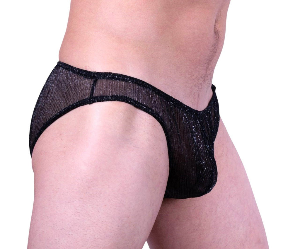 Doreanse Sheer Mini Briefs Mens Underwear Night Tease Black 1301 8 —  SexyMenUnderwear.com