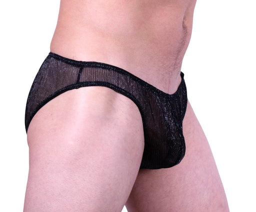 Doreanse Sheer Mini Briefs Mens Underwear Night Tease Black 1301 8 - SexyMenUnderwear.com