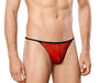 Doreanse String For Men Air Thong Transparent red 1306 19 - SexyMenUnderwear.com