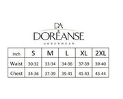 DOREANSE T-Shirt Basic Crew Neck Short Sleeved White 2550 3 - SexyMenUnderwear.com