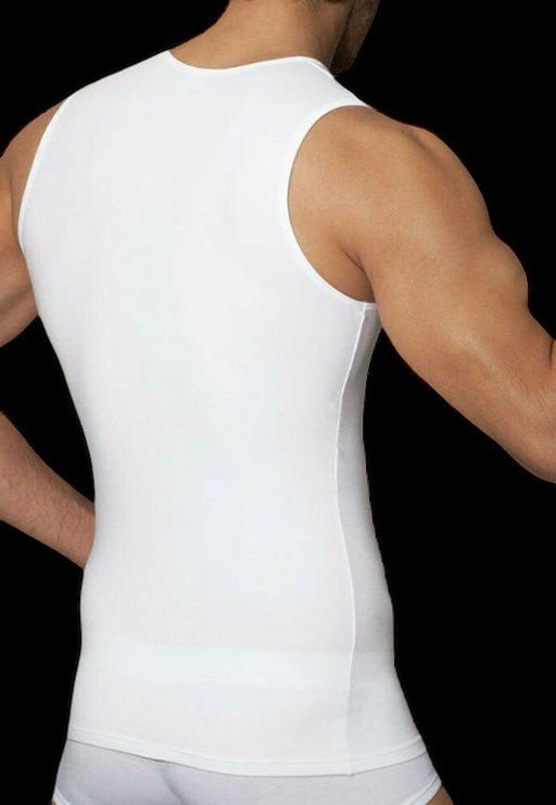 DOREANSE Tank Top Athletic Muscle Coton Classic White 2205 3 - SexyMenUnderwear.com