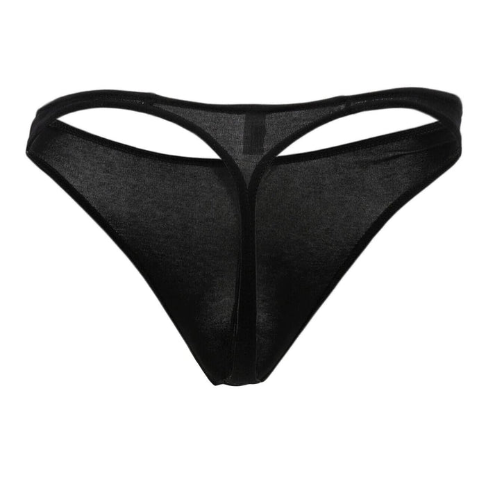 Doreanse Thong Hang Loose Low-Rise Lean Cut Thongs Black 1280 - SexyMenUnderwear.com