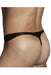 Doreanse Thong Hang Loose Low-Rise Lean Cut Thongs Black 1280 - SexyMenUnderwear.com