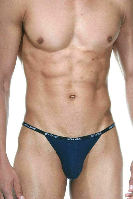 DOREANSE Thong Underwear Micro Modal G-String Navy 1330 21 —