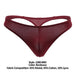 Doreanse Thongs Hang Loose Low-Rise Lean Cut Thong Bordeaux Red 1280 - SexyMenUnderwear.com