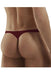 Doreanse Thongs Hang Loose Low-Rise Lean Cut Thong Bordeaux Red 1280 - SexyMenUnderwear.com