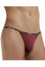 Doreanse Thongs Ribbed Modal T-Thong Bordeaux Red 1330 21 - SexyMenUnderwear.com
