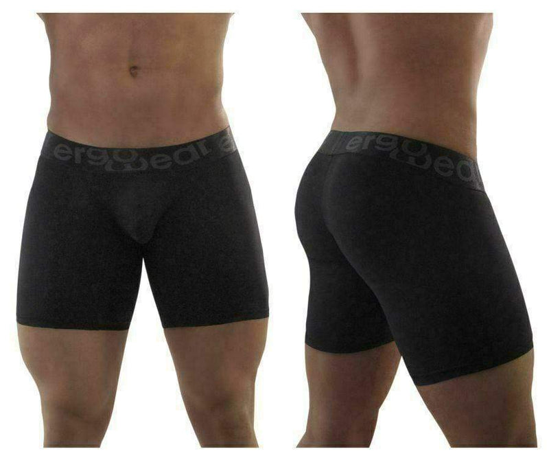 Ergo wear ErgoWear Boxer MAX XV Midcut Long Boxers Trunks Black 0839 11