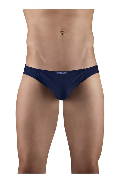 ErgoWear Bikini Brief FEEL GR8 Stretchy Microfiber Night Blue 1085 12 - SexyMenUnderwear.com
