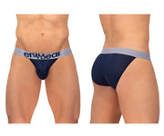 ErgoWear Bikini Brief MAX Mesh Pouch Stretchy Sports Briefs Dark Blue 1208 56 - SexyMenUnderwear.com