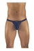 ERGOWEAR Bikini Brief SLK Sleek Seamed Pouch Briefs Navy Blue 1148 2 - SexyMenUnderwear.com