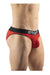 ErgoWear Bikini Briefs HIP Body-Defining Seamed Pouch Red 1189 - SexyMenUnderwear.com