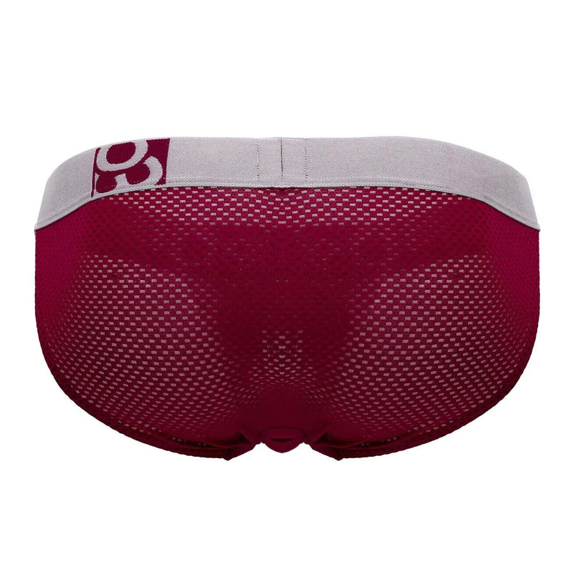 ErgoWear Bikini Briefs MAX Mesh Pouch Stretchy Brief Quick-Dry Burgundy 1216 55 - SexyMenUnderwear.com