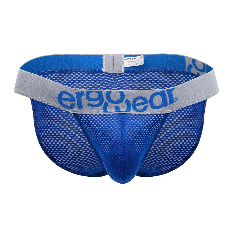 ErgoWear Bikini Briefs MAX Mesh Pouch Stretchy Sports Brief Cobalt Blue 1212 56 - SexyMenUnderwear.com