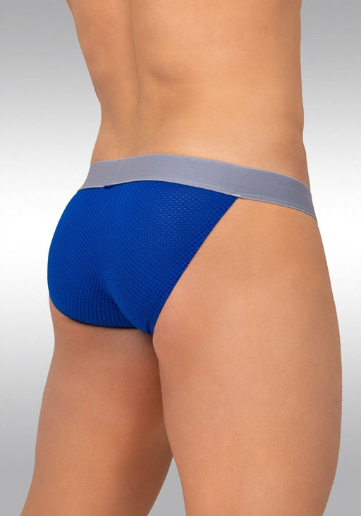 ErgoWear Bikini Briefs MAX Mesh Pouch Stretchy Sports Brief Cobalt Blue 1212 56 - SexyMenUnderwear.com