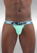 ErgoWear Bikini Briefs MAX SE 3D-Pouch in Green Aqua Palms 1467 28 - SexyMenUnderwear.com