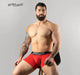 ErgoWear Body-Defining Boxer Trunks HIP Sporty Long Boxer Red 1190 - SexyMenUnderwear.com