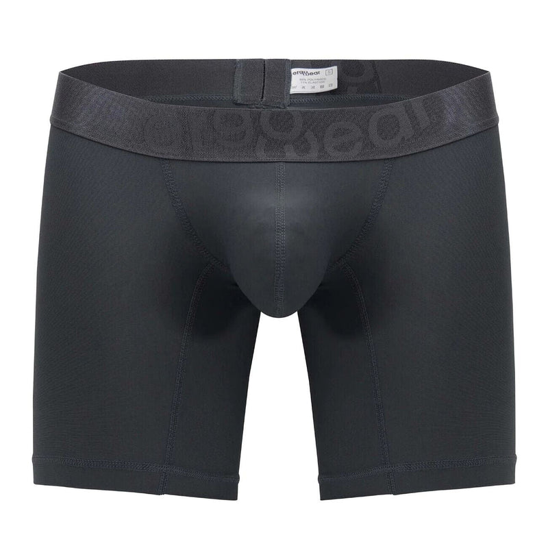 ErgoWear Boxer Briefs Stretchy MAX XX 3D-Pouch Midcut Dark Gray 1290 - SexyMenUnderwear.com