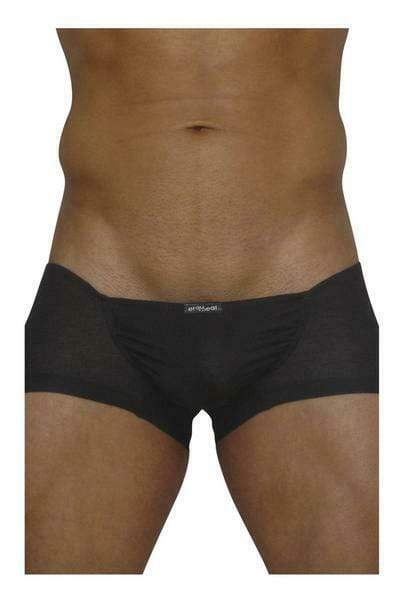 Ergowear Boxer Feel Modal Mini Boxers Brief Moisture Wicking Black 0705 4 - SexyMenUnderwear.com