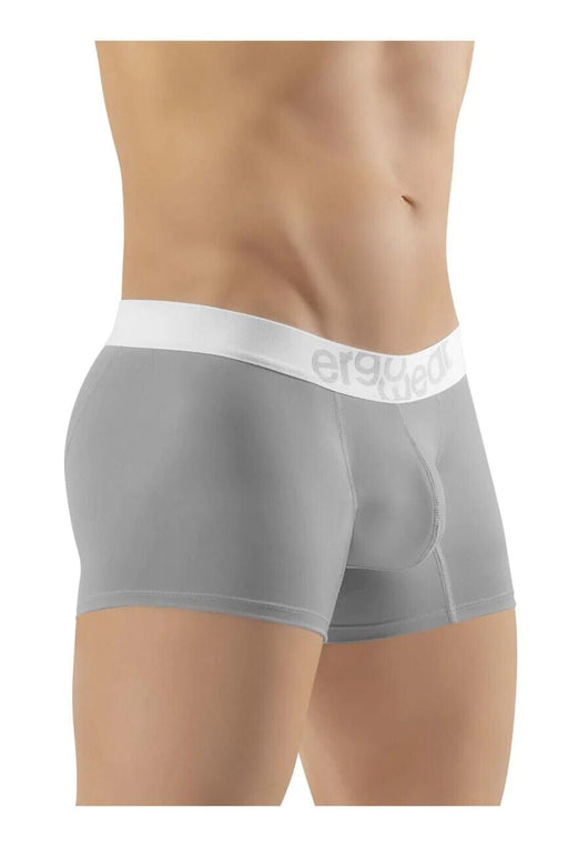 ErgoWear Boxer HIP Trunks Low-Rise Stretchy Boxer Seamed Pouch Mid Gray 1367 - SexyMenUnderwear.com