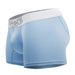 ErgoWear Boxer HIP Trunks Low-Rise Stretchy Boxer Seamed Pouch Placid Blue 1370 - SexyMenUnderwear.com