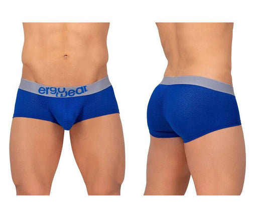 ErgoWear Boxer MAX Mesh Stretchy Sports Trunks Cobalt Blue 1213 57 - SexyMenUnderwear.com