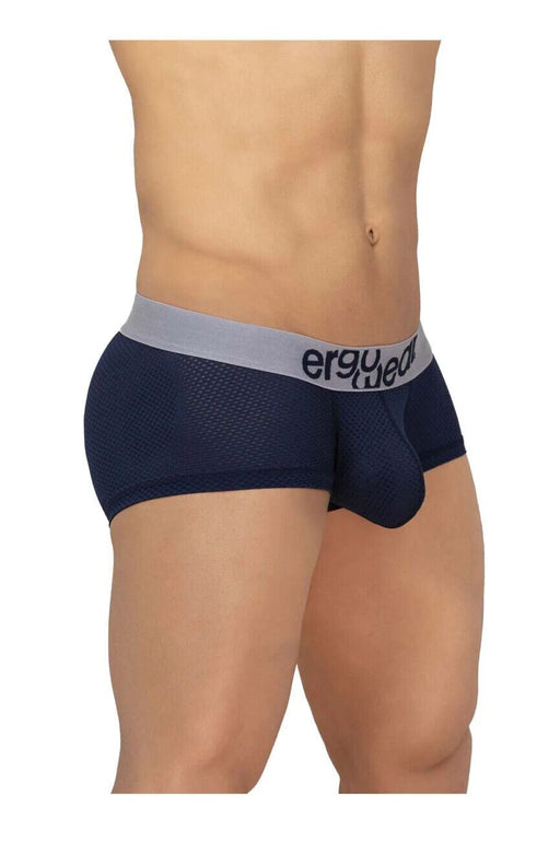 ErgoWear Boxer MAX Mesh Stretchy Sports Trunks Dark Blue 1209 57 - SexyMenUnderwear.com