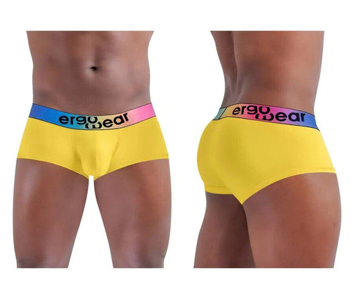 ErgoWear Boxer MAX SE Pride Trunks in Super-Soft Yellow 1440 79 - SexyMenUnderwear.com