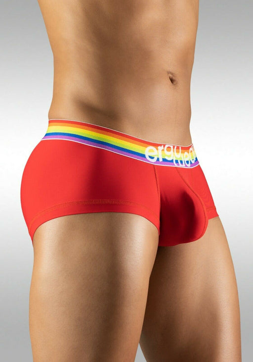 ErgoWear Boxer MAX XV 3D Pouch Hyper-Soft Rainbow Gay Pride Boxer Red 1121 1 - SexyMenUnderwear.com