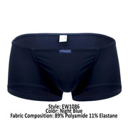 ErgoWear Boxer Mini FEEL GR8 Mini Trunks Night Blue 1086 11 - SexyMenUnderwear.com