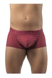 ErgoWear Boxer Trunks FEEL XV Body-Defining Full-Coverage Trunk Burgundy 1197 30 - SexyMenUnderwear.com