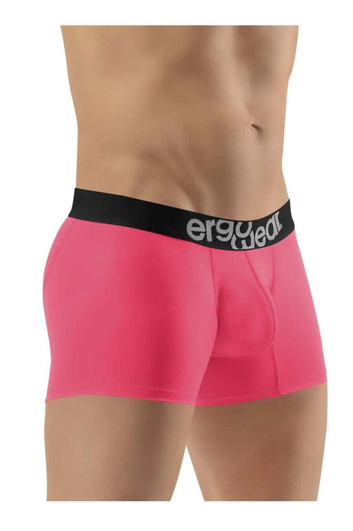 ErgoWear Boxer Trunks HIP Low-Rise Stretchy Boxer Seamed Pouch Coral 1364 - SexyMenUnderwear.com