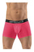ErgoWear Boxer Trunks HIP Low-Rise Stretchy Boxer Seamed Pouch Coral 1364 - SexyMenUnderwear.com