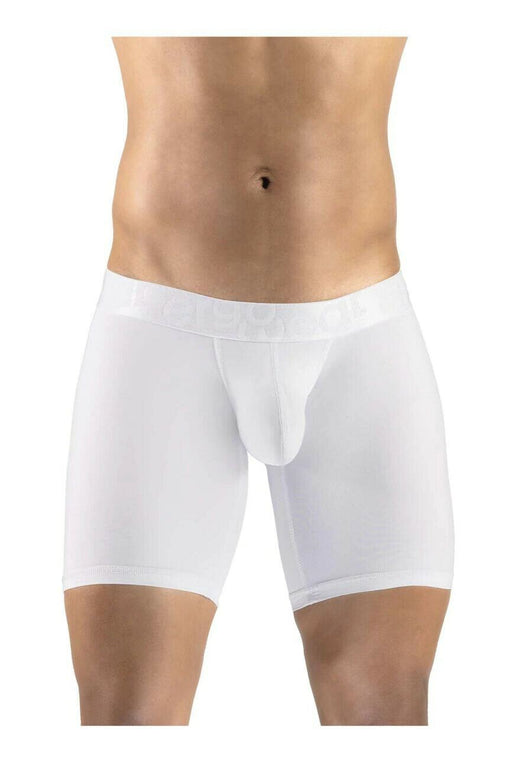 ErgoWear Boxer Trunks MAX XV Midcut Stretchy Boxer Microfiber White 1180 44 - SexyMenUnderwear.com