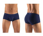 ERGOWEAR Boxer Trunks SLK Body-Defining Seamed Pouch Boxer Navy Blue 1149 45 - SexyMenUnderwear.com