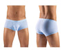 ERGOWEAR Boxer Trunks SLK Body-Defining Seamed Pouch Boxer Sky Blue 1145 24 - SexyMenUnderwear.com