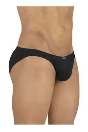 ErgoWear Brief Feel GR8 Low-Rise Bikini Briefs Jet Black 1246 - SexyMenUnderwear.com