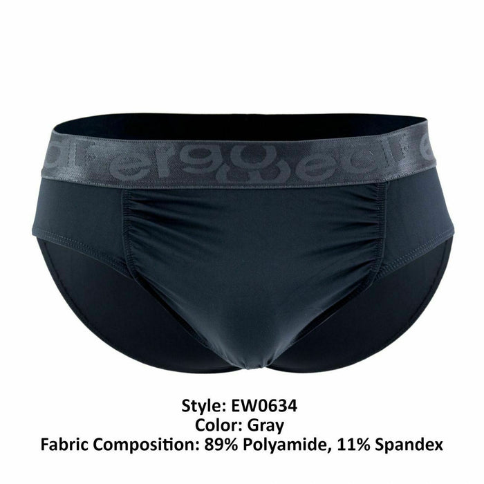 ErgoWear Brief FEEL XV Adaptable Pouch Space Gray 0634 35 - SexyMenUnderwear.com