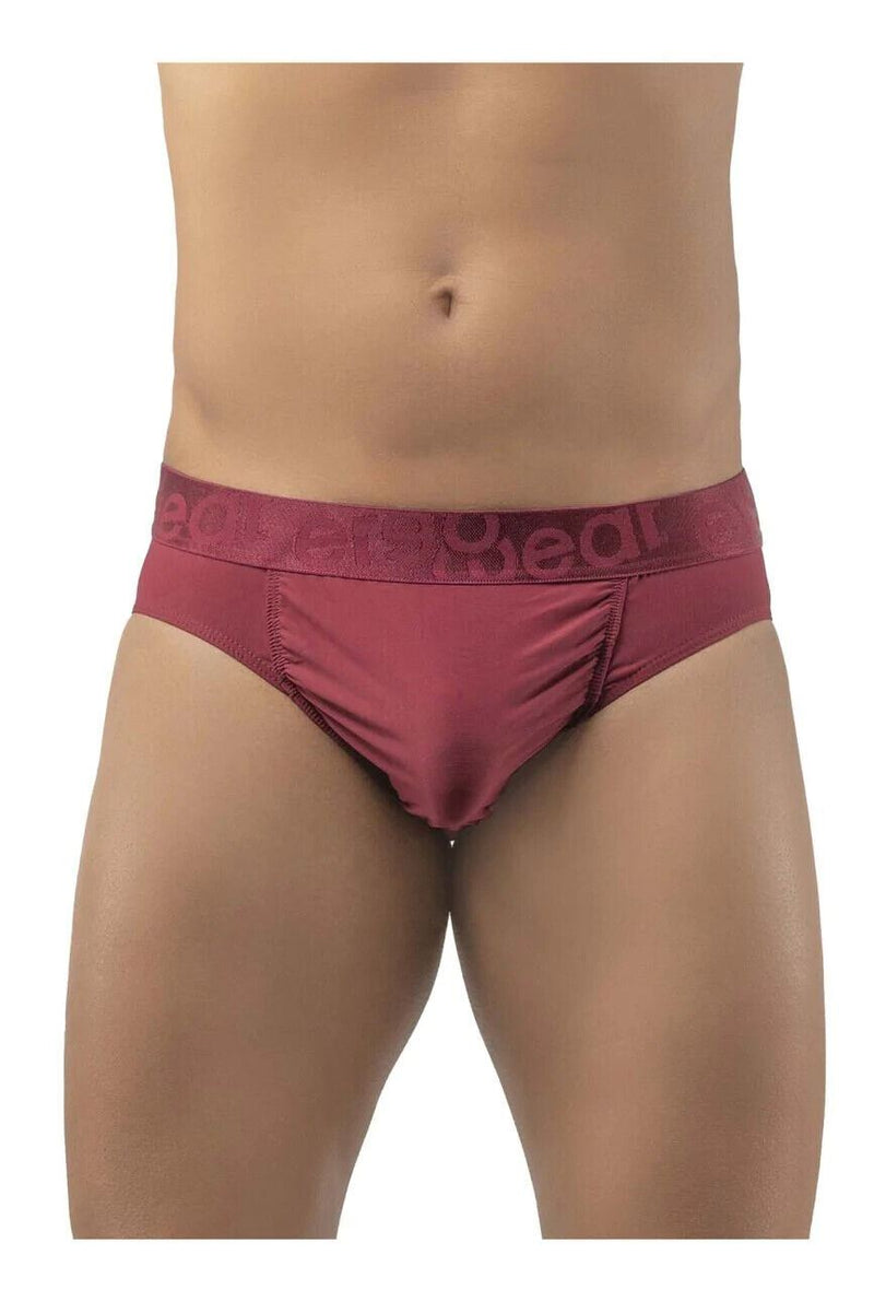 ErgoWear Brief FEEL XV Briefs Quick Dry Resilient Fabric Burgundy 1196 52 - SexyMenUnderwear.com