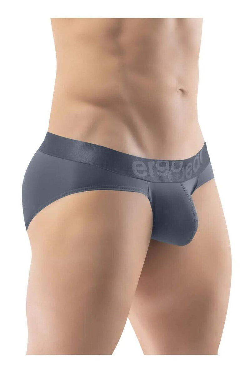 ErgoWear Briefs MAX XX Stretchy Microfiber Brief Dark Gray 1288 68 - SexyMenUnderwear.com