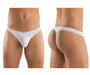 ErgoWear Classic Thong X4D Lightweight Fabric in Optic White 1165 - SexyMenUnderwear.com